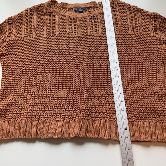 American Eagle Knit Sweater Light Brown Size M - Picture 14 of 14